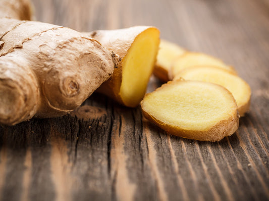 Raw ginger.