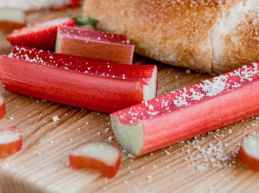 Fresh Rhubarb Cake