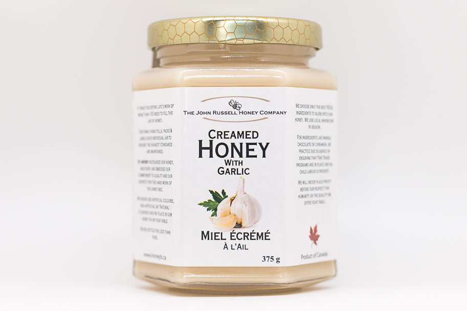 Creamed Honey with Garlic