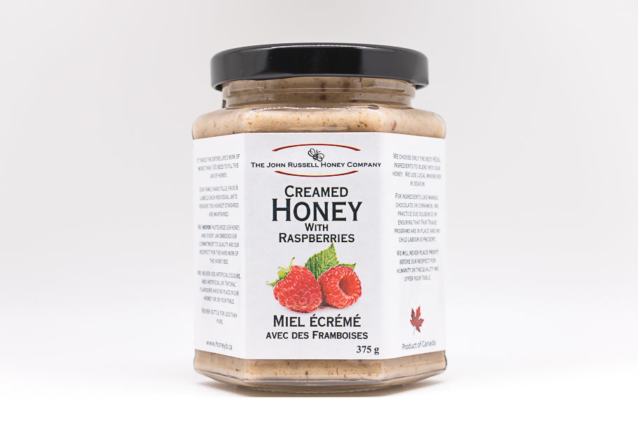 Creamed Honey With Raspberries