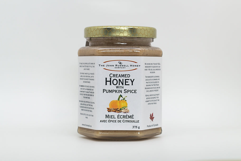 Creamed Honey with Pumpkin Spice