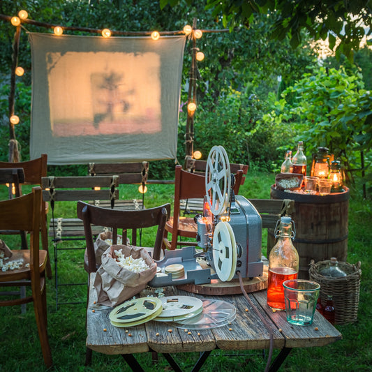 outdoor cinema party