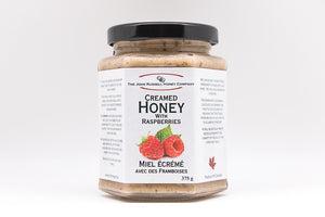 Creamed Honey With Raspberries
