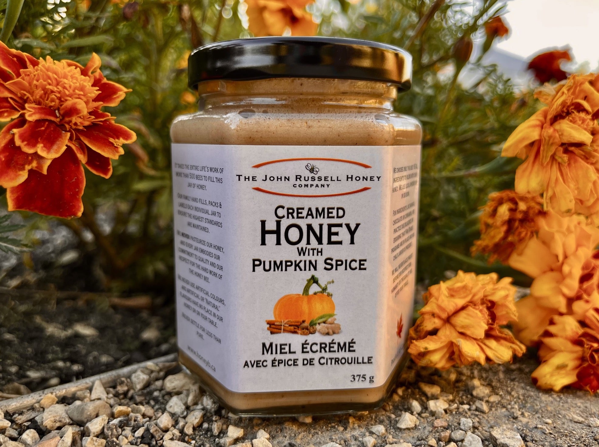 Creamed Honey with Pumpkin Spice